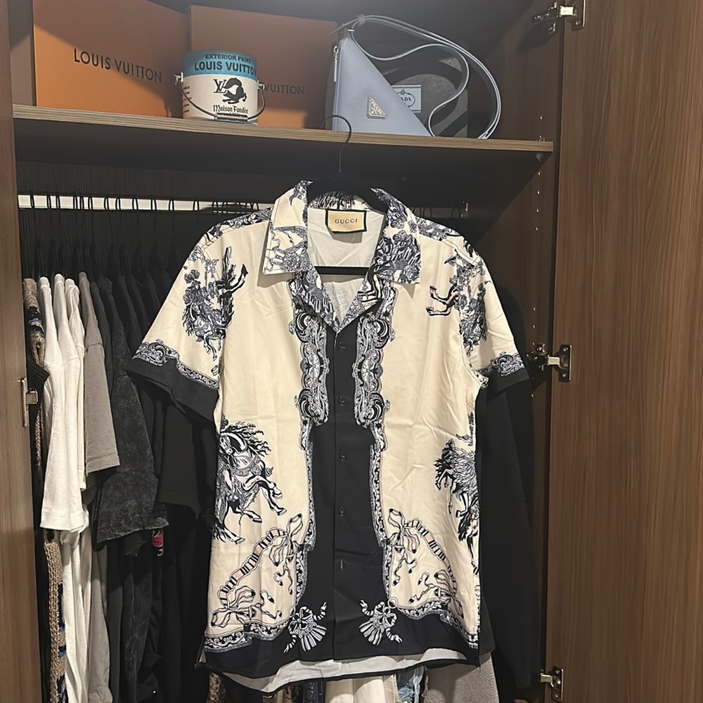 Gucci silk button down
